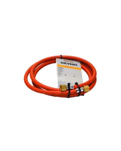 GASSLANG 2 M Ø 4 MM M/ VASTE AANSLUITINGEN 3/8'' LINKS